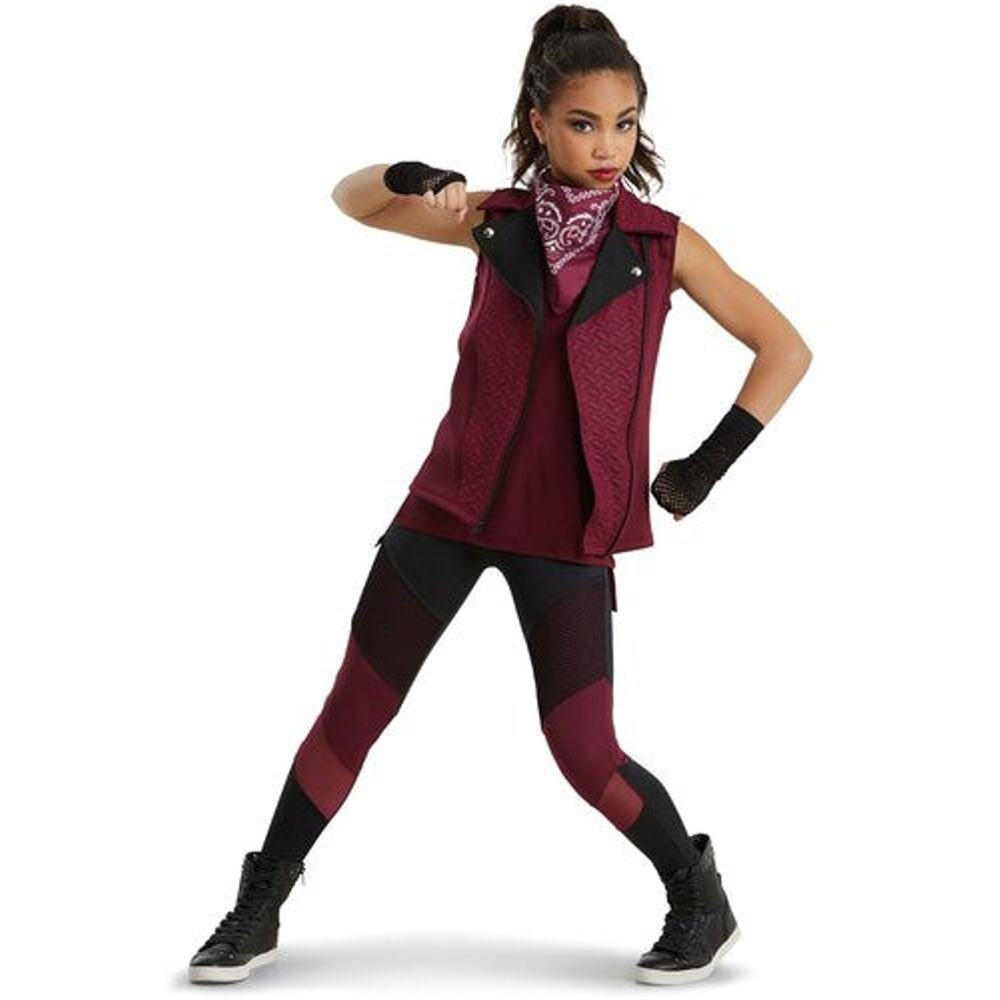Dance Costume Vest Weissman 11020 Medium Adult Green Jazz Hip Hop - Picture 2 of 3